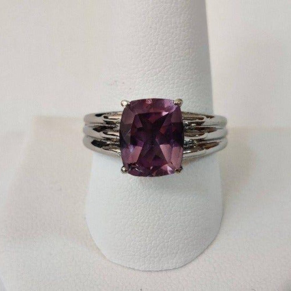 Rose De France Amethyst Ring